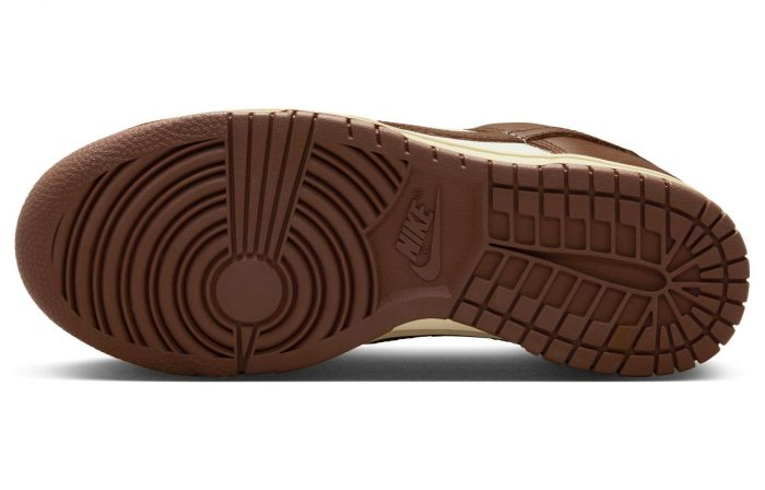 Nike Dunk 'Surfaces In Коричневый и Парус' Шоколадные Аbrasion-Resistant Низкие Кроссовки для скейтбординга Женские Коричневый белый — изображение 6