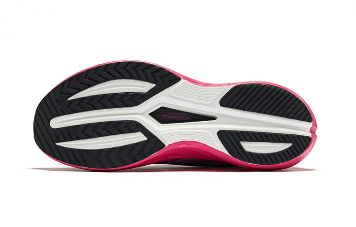 Saucony Slay Full Speed 2 Беговые кроссовки Низкий топ Серый Красный Унисекс — изображение 5