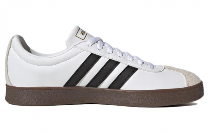 Adidas VL Court 2,0 Low Топ Скейтборд Кроссовки Унисекс Белый Серый — изображение 2