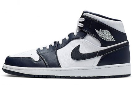 Jordan Air Jordan 1 Obsidian MID Топ Винтажные баскетбольные кроссовки Мужской Obsidian