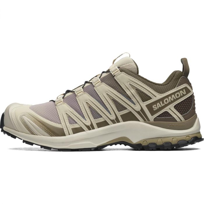 SALOMON XA PRO 3D Устойчивый к истиранию Дышащие Низкие Кроссовки для бега по пересеченной местности Унисекс Лаймово-серый — изображение 1