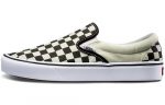 VANS Slip-on Low Top Скейтборд Кроссовки Унисекс Черно-белая Шахматка