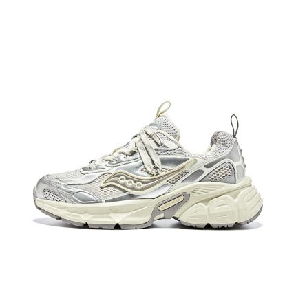 Saucony 2K CAVALRY Беговые кроссовки Низкий топ Серебристо-серый Унисекс