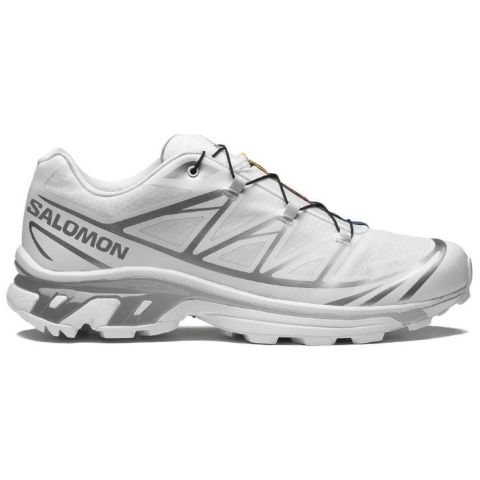 SALOMON XT 6 Дышащий Амортизирующий Водонепроницаемый Низкий Топ Беговые Кроссовки Унисекс Белый — изображение 2