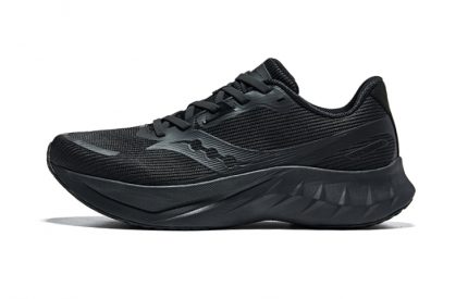 Saucony TIDE 2 Устойчивый к истиранию Низкий Топ Тест физической подготовленности Экзамен физической подготовленности And Тренировки Беговые кроссовки Унисекс Черный