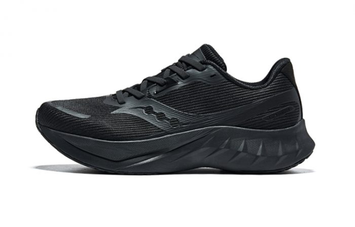 Saucony TIDE 2 Устойчивый к истиранию Низкий Топ Тест физической подготовленности Экзамен физической подготовленности And Тренировки Беговые кроссовки Унисекс Черный — изображение 1
