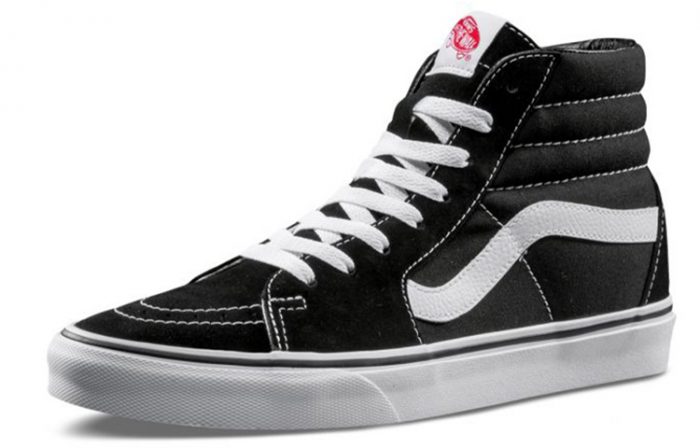 VANS SK8 High Топ Скейтборд Кроссовки Унисекс Черный Белый — изображение 3