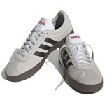 Adidas VL Court 2,0 Lifestyle Низкие Кроссовки для Скейтбординга Унисекс Серые — изображение 3