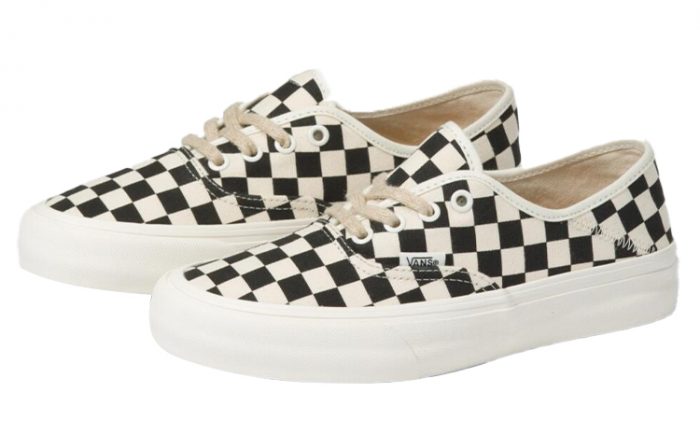 VANS Аутентичные низкие кеды для скейтбординга унисекс черно-белые — изображение 3
