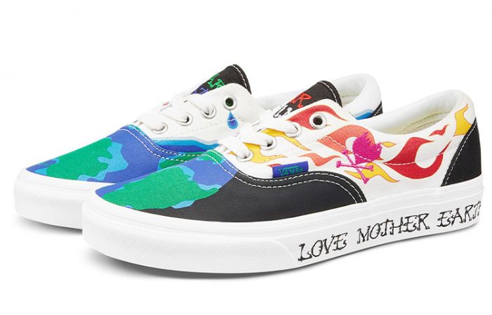 VANS Era Low Top Скейтборд Кроссовки Унисекс Черные — изображение 2