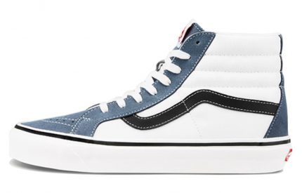 VANS SK8 High Топ Скейтборд Кроссовки Унисекс Белый Синий