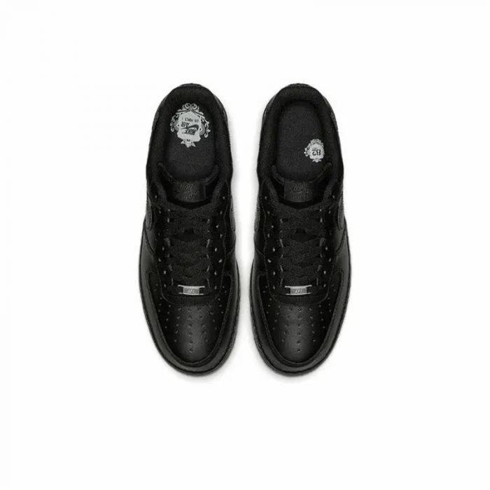 Nike Air Force 1 07 Черный воин Устойчивый к истиранию Низкий топ Скейтбординг Кроссовки Унисекс Черный — изображение 10