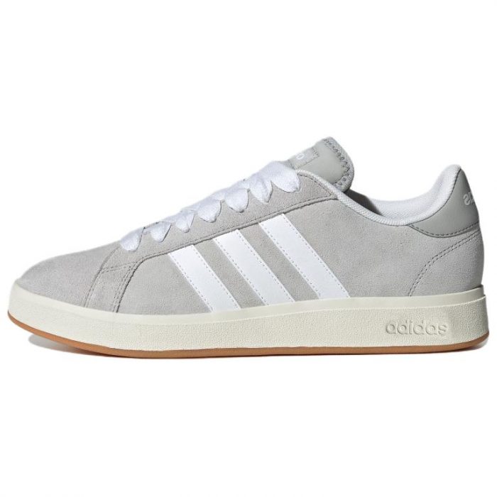 Adidas Grand Court Base 00s Low Топ Скейтборд Кроссовки Унисекс Серый Белый — изображение 1