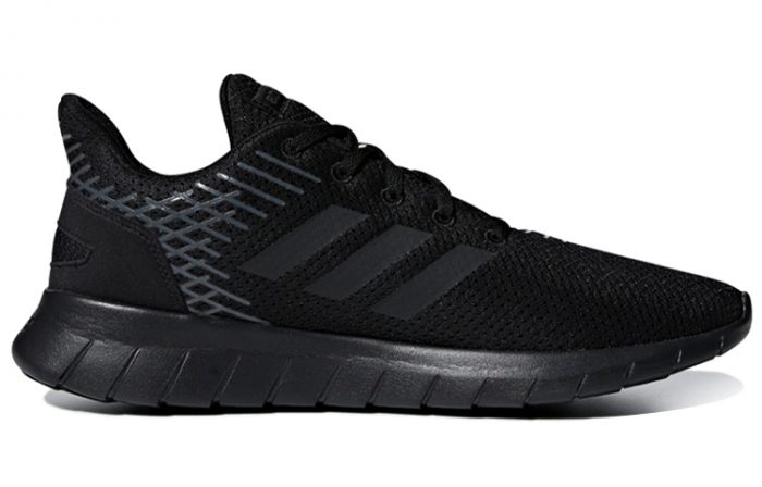 Adidas Asweerun Устойчивый к истиранию Низкий Топ Повседневные Городские Кроссовки для Коммуникативных Беговых Кроссовки Мужские Черные — изображение 2