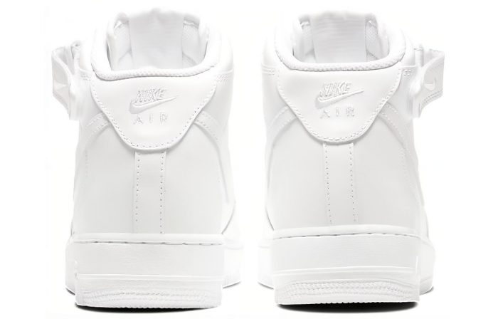 Nike Air FORCE 1 07 MID Топ Скейтборд Кроссовки Мужские Белые — изображение 5