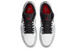 Jordan Air Jordan 1 'Свет Дым GREY' Низкие кеды Винтажные баскетбольные кроссовки Унисекс Дымчато-серый — изображение 4