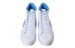 Конверс Cons Pro Leather Slip-Resistant Shock Absorbers High Top Скейтборд Кроссовки Unisex Белый Синий — изображение 3