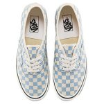 VANS Authentic 44 D Low Топ Скейтборд Кроссовки Унисекс Кремово-Синий — изображение 4