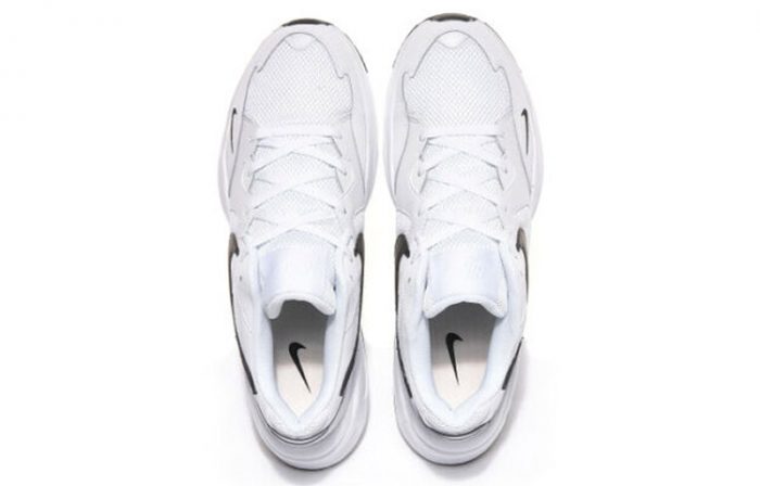 Nike Air Max Fusion Abrasion Resistant Низкий Топ Беговые кроссовки Мужские Белые — изображение 4