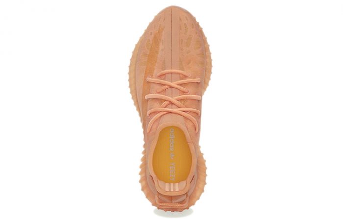 Adidas Originals Yeezy Boost 350 V2 Глина Желтый 'MONO Глина' Низкий Топ Повседневный Унисекс Оранжевый — изображение 5