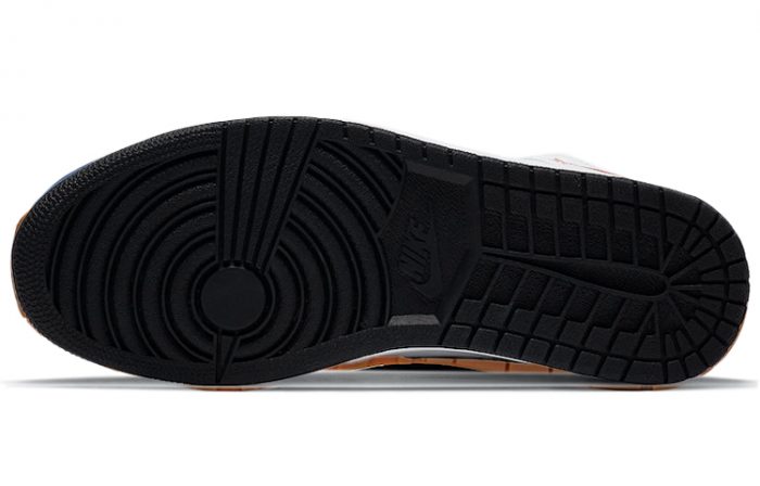 Jordan Air Jordan 1 MID SE MID Топ Винтажные баскетбольные кроссовки Мужской Белый Красный — изображение 5