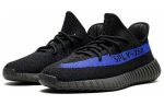 Adidas Originals Yeezy Boost 350 V2 Low Топ Городской Коммутирование Беговые кроссовки Унисекс Черный Синий — изображение 2