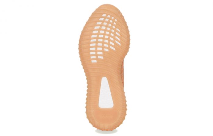 Adidas Originals Yeezy Boost 350 V2 Глина Желтый 'MONO Глина' Низкий Топ Повседневный Унисекс Оранжевый — изображение 6