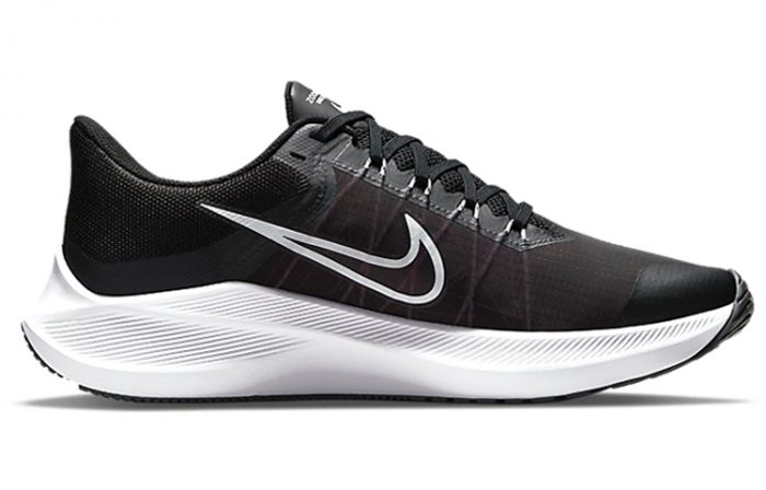 Nike Zoom Winflo 8 Slip-resistant Abrasion-resistant Low Top Casual Training Running Shoes Men's Black White — изображение 2