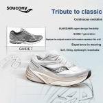 Saucony GUARD AMR GUARD Беговые кроссовки Низкий топ Белый Серебряный Черный Унисекс — изображение 7