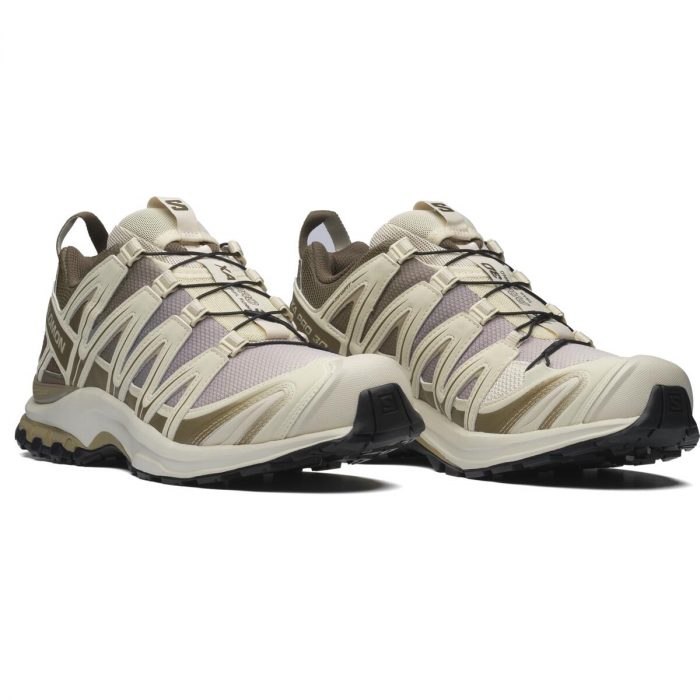 SALOMON XA PRO 3D Устойчивый к истиранию Дышащие Низкие Кроссовки для бега по пересеченной местности Унисекс Лаймово-серый — изображение 2