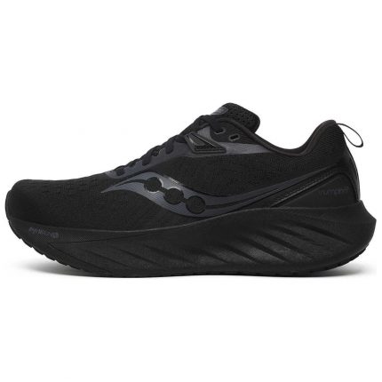 Saucony TRIUMPH Victory 22 Амортизация и Дышащий Низкий Топ Тренировочная Обувь для Беговых Дистанций Мужская Черная