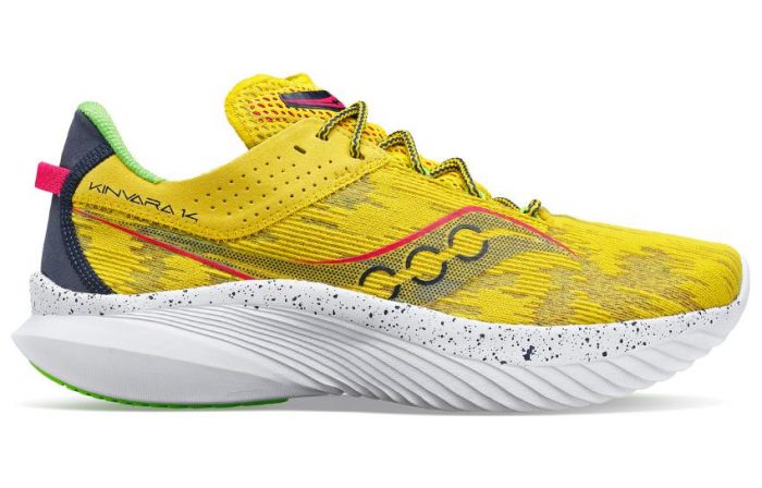 Saucony Kinvara Elite 14 Противоскользящие устойчивые к истиранию низкий топ беговые кроссовки мужские Юпитер желтый — изображение 2