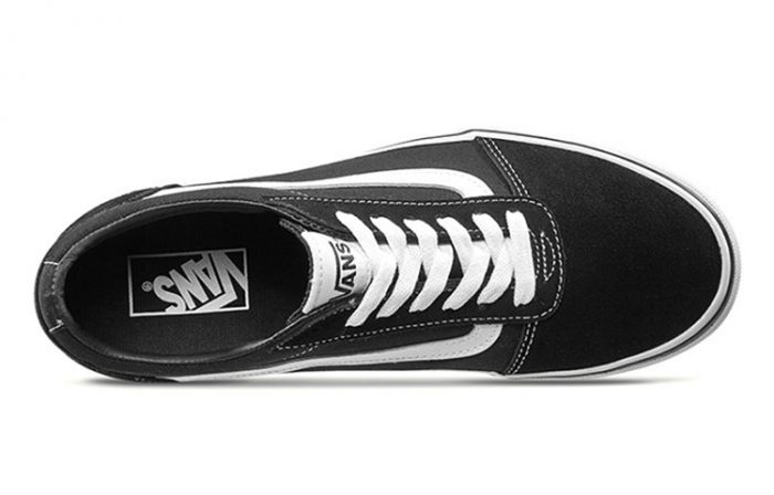 VANS Ward Active Low Top Скейтборд Кроссовки Unisex Черный Белый — изображение 4