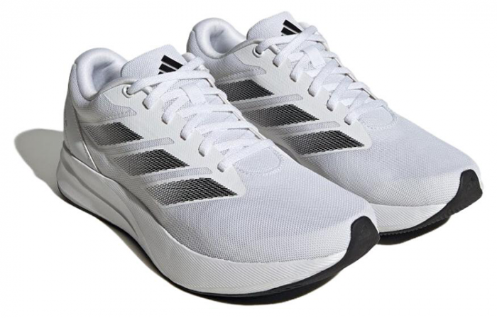 Adidas Duramo RC Амортизация и Дышащий Низкий Топ Тренировки Спринт Гонки Беговые кроссовки Унисекс Белый Черный — изображение 3