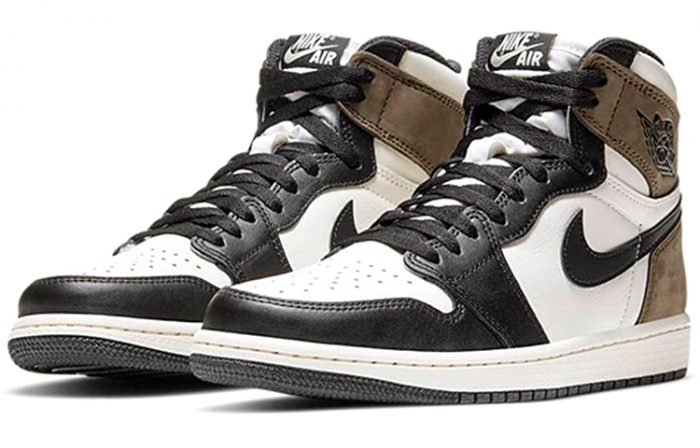 Jordan Air Jordan 1 Retro High OG 'Dark Mocha' High Top Vintage Basketball Shoes Unisex Black Mocha — изображение 3