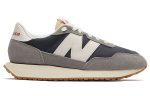 New Balance NB 237 Амортизаторы Устойчивые к истиранию Низкий Топ Повседневные Беговые кроссовки Унисекс Серый Синий — изображение 2