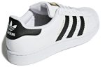 Adidas Originals SUPERSTAR LOW Скейтборд Кроссовки Унисекс Черный Белый — изображение 4