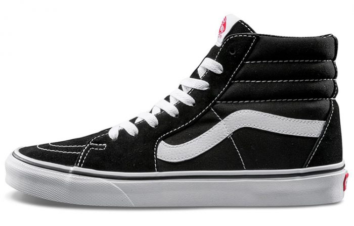 VANS SK8 High Топ Скейтборд Кроссовки Унисекс Черный Белый — изображение 1