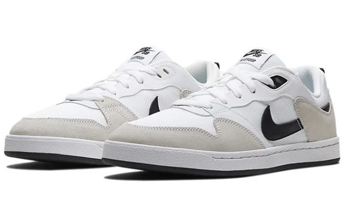 Nike SB Alleyoop Low Топ Скейтборд Кроссовки Мужские Белые — изображение 3