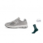 New Balance NB 2002R Амортизация Дышащий Поддерживающий Низкий Топ Беговые кроссовки Унисекс Наследственный серый — изображение 6