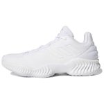 Adidas Pro Bounce 2018 Low Shock Absorbers Противоскользящий Низкий Топ Баскетбольные кроссовки Мужской Белый