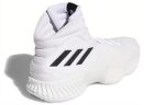 Adidas Pro Bounce 2018 Амортизаторы Slip-resistant MID Топ Баскетбольные кроссовки Мужской Экрю Азиатская Версия — изображение 3