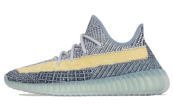 Adidas Originals Yeezy Boost 350 V2 Worn Denim 'Ash Gray' Low Top Casual Unisex Blue Bisu Limited -> Adidas Originals Yeezy Boost 350 V2 Изношенный Деним 'Пепельно-Серый' Низкий Топ Повседневный Унисекс Синий Bisu Ограниченный — изображение 1