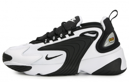 Nike Zoom 2K Slip-resistant и дышащий MID топ с воздушной подушкой Повседневная городская обувь для коммутирования и бега Женская Черно-белая