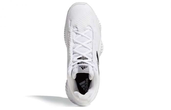 Adidas Pro Bounce 2018 Low Топ Баскетбольные кроссовки для игры Мужской Белый черный — изображение 5