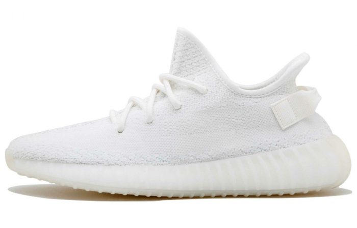 Adidas Originals Yeezy Boost 350 V2 Ice Cream 'Triple White' Низкий Топ Повседневный Унисекс Белый — изображение 1