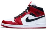 Jordan Air Jordan 1 MID 'Чикаго' MID Топ Винтажные баскетбольные кроссовки Мужской Красный белый черный
