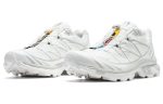 SALOMON XT 6 Устойчивые к истиранию низкие беговые кроссовки унисекс ледниково-белый — изображение 3