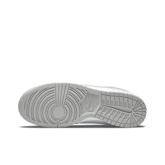 Nike Dunk Retro 'GREY Fog' Устойчивые к истиранию Низкие Скейтборд Кроссовки Мужские Серый Белый — изображение 9
