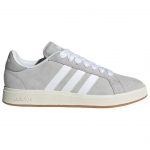 Adidas Grand Court Base 00s Low Топ Скейтборд Кроссовки Унисекс Серый Белый — изображение 2